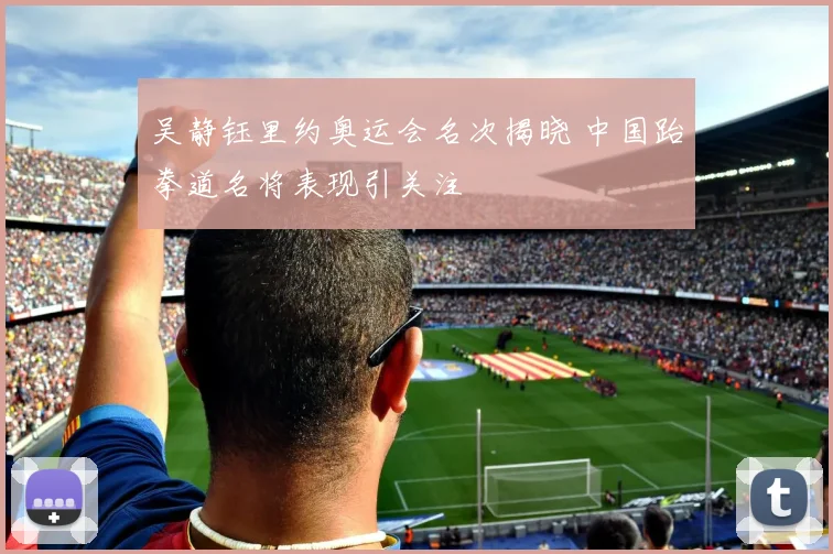 吴静钰里约奥运会名次揭晓 中国跆拳道名将表现引关注
